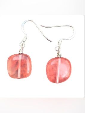 Pink Tourmaline Earrings